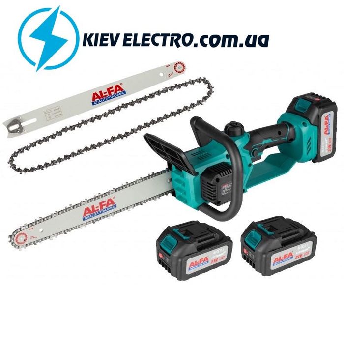 Аккумуляторная бесщеточная пила AL-FA ALCRH-21BL-2 (21V / 4Ah)