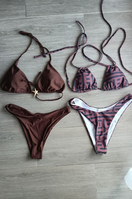 2 bikini s tons castanho