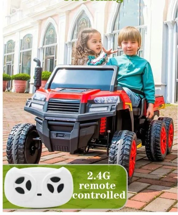AUTO NA AKUMULATRO Buggy 6x6 Farmer na akumulator 4x45W A730-2