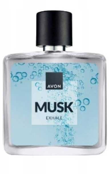 AVON Woda toaletowa dla Niego MUSK Exhale 75ml NOWOŚĆ + GRATIS!