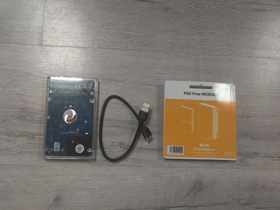 Карта памяти sony playstation 2 64МБ + HDD 500GB забитый играми PS2