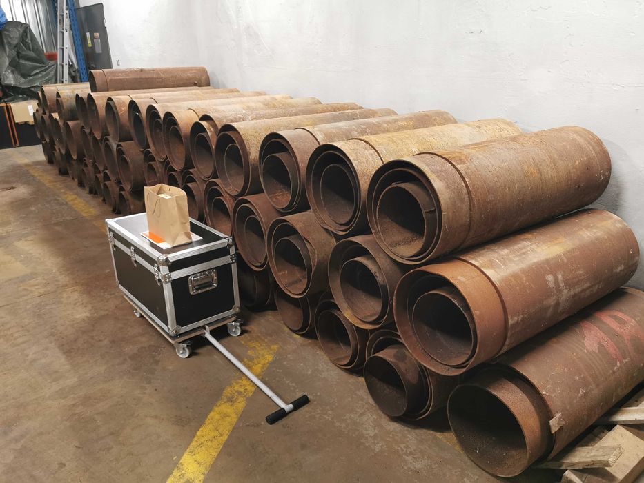 Rury stalowe 273 x 1m i 355 x 1m, kierunkowe do wiertnic Wamet WPS