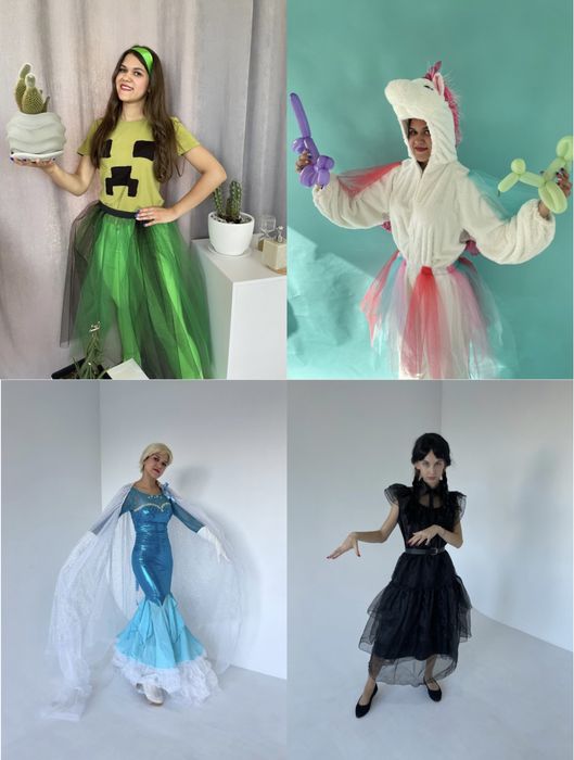 Аніматор Миколаїв/ фольговане шоу/ піньяти/ мильні бульбашки/ ростові