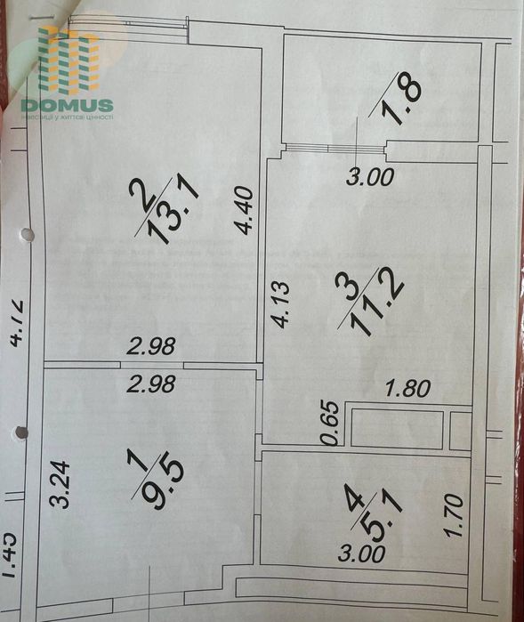 1-комнатная квартира по адресу Адмиральский пр. (площадь 41 м²) - Atlanta.ua - фото 4