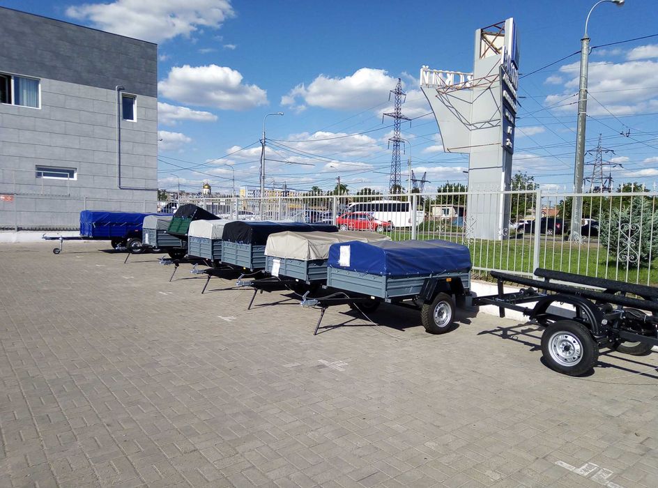 Причеп КРД 130 одноосний 3200*1560 авто причіп Кремінь+