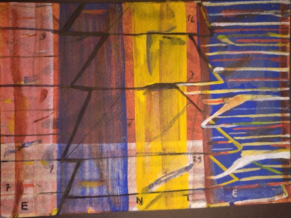 Desenho Original de Luís Camacho – Obra "ENTE"