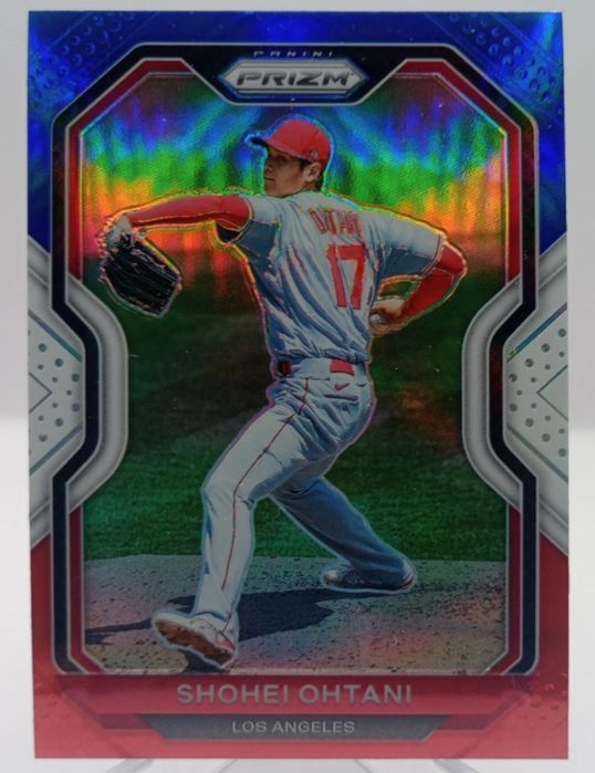 Panini Prizm Red/White/Blue Prizm Shohei Ohtani 2021