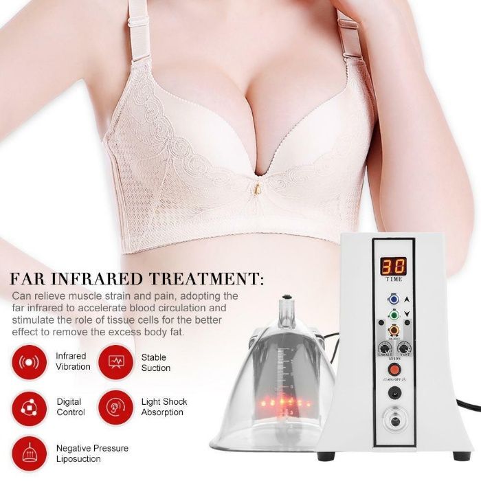 Maquina Vácuoterapia Pump Up Novo Modelo Infravermelhos