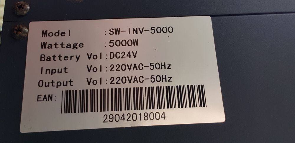 Pure sine wave inverter & AC charger