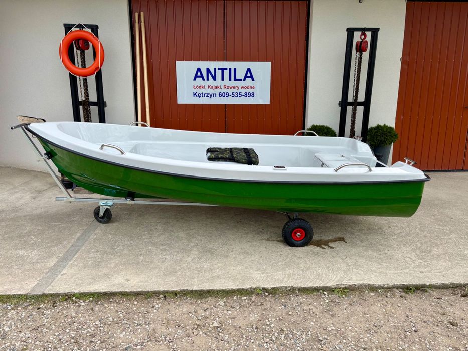 Łódka Delfin 360 Certyfikat CE Płaskodenna Stabilna Transport Cała PL