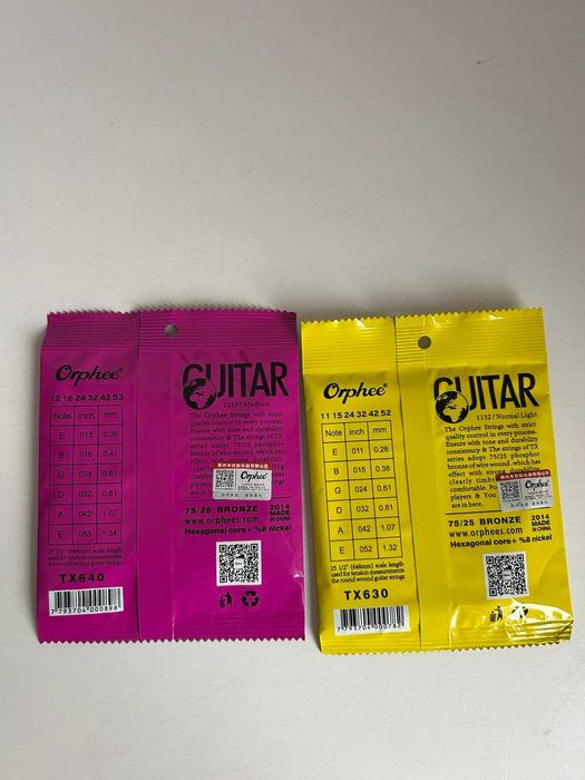 Zestaw 12 strun do gitary akustycznej Orphee 6131