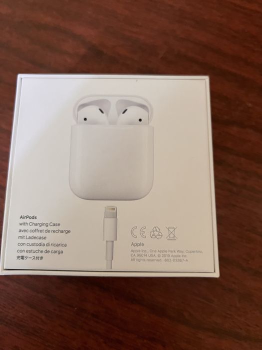 Коробка від навушників Apple Air Pods 2nd with Charging Case