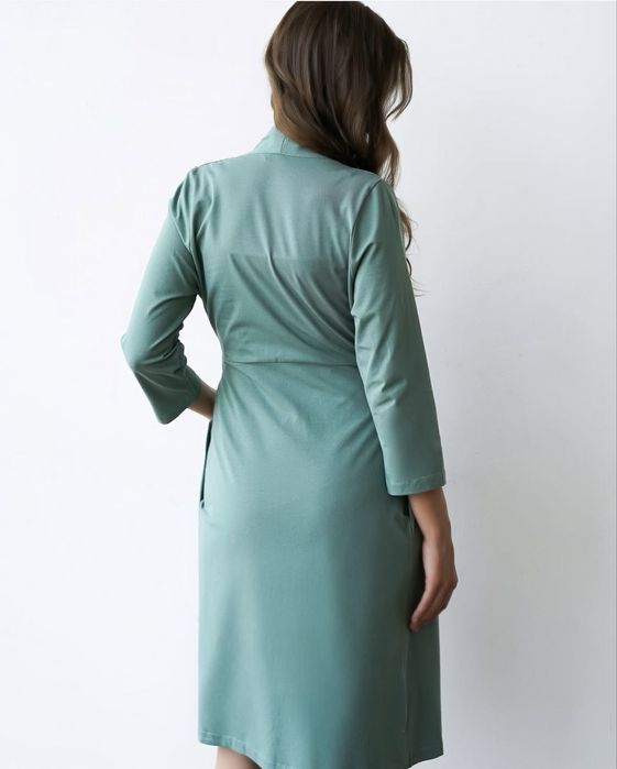 Комплект халат та сорочка для вагітних та годуючих матусь