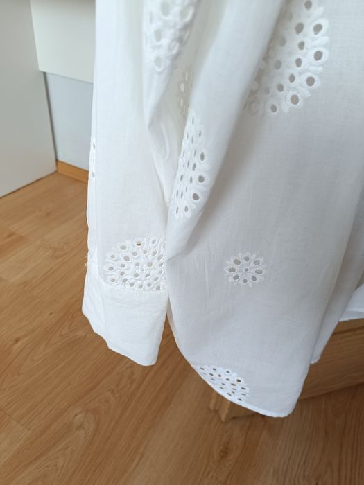 Nowa Koszula modna azurowa biała rozmiar M