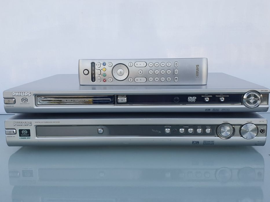 Kino domowe Philips DVD SACD wzmacniacz