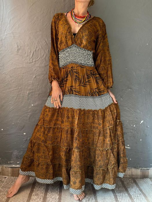 Sukienka długa boho maxi