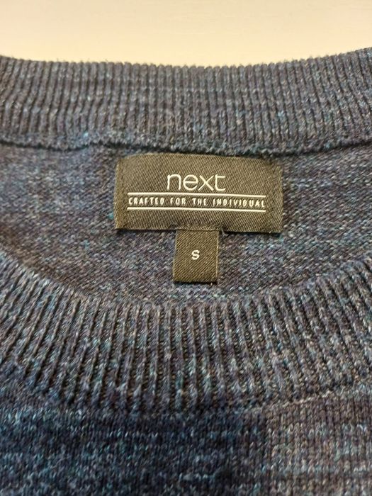 Męski granatowy sweter Next rozm S.