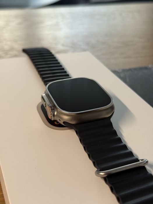 Apple Watch Ultra Titanium | Midnight Ocean Band