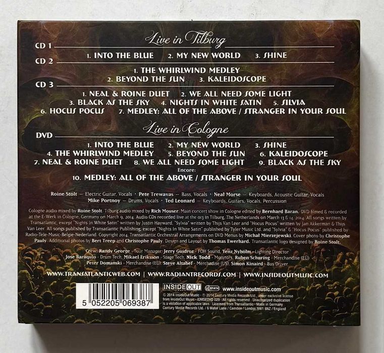 Transatlantic_KaLIVEoscope. Special Edition 3 CD+DVD Digipak.