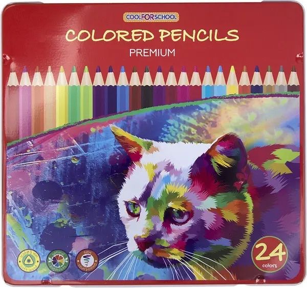 Карандаши цветные Premium 24 шт. CF15180