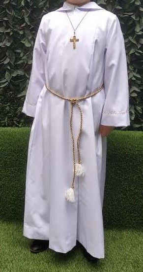 Alba komunijna chłopięca z kapturem 146