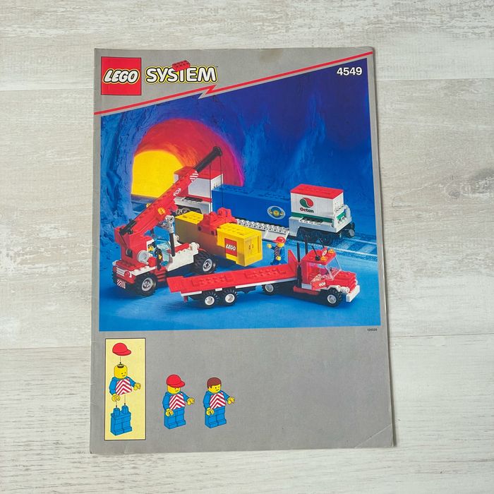 Lego System Train 4549 Container Double Stack (1993) Completo e Raro505387093118822401