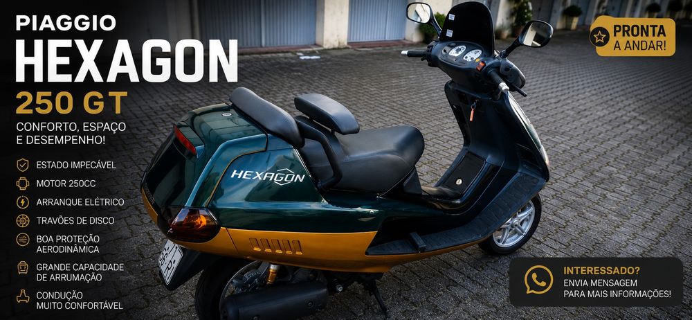 Piageo hexagon 250 gt
