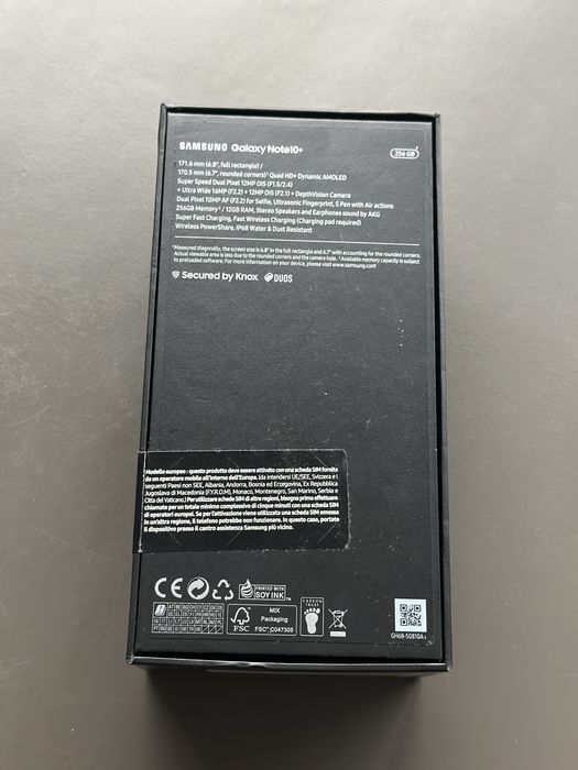 Samsung Note 10+ plus 12/256 Dual white