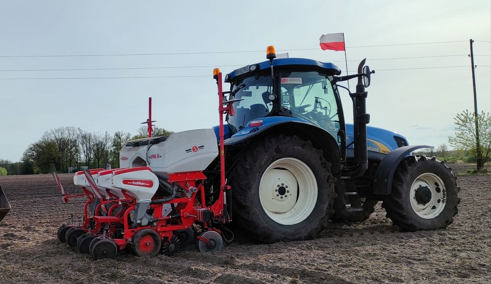 Siew kukurydzy, słonecznika RTK