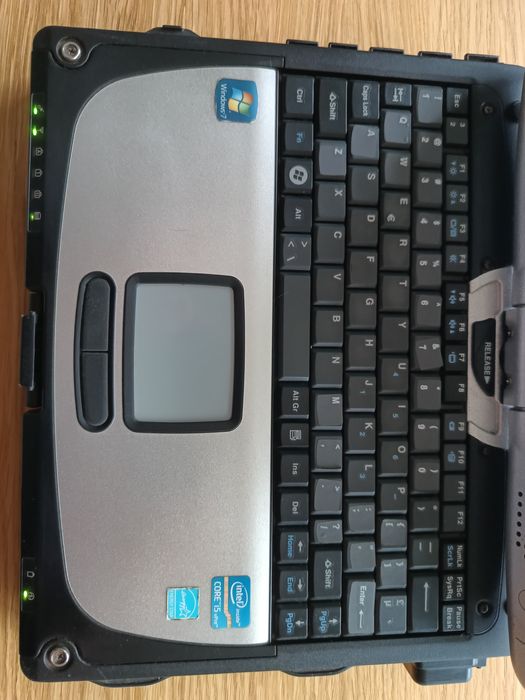 Laptop warsztatowy twardy Panasonic Toughbook i5/8GB/240SSD Windows 10