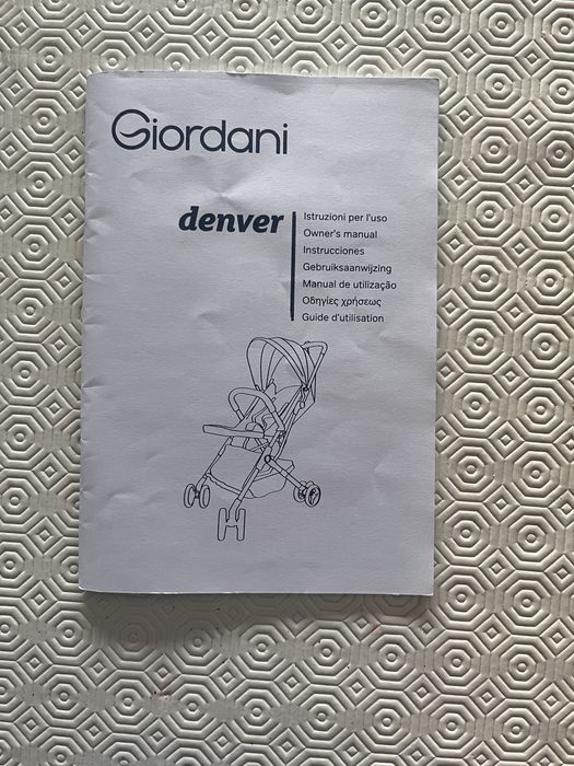 Carrinho de bebé Giordani denver articulavél