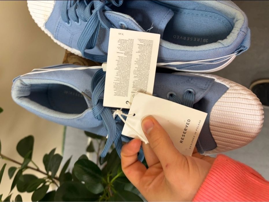 Trampki niebieskie NOWE