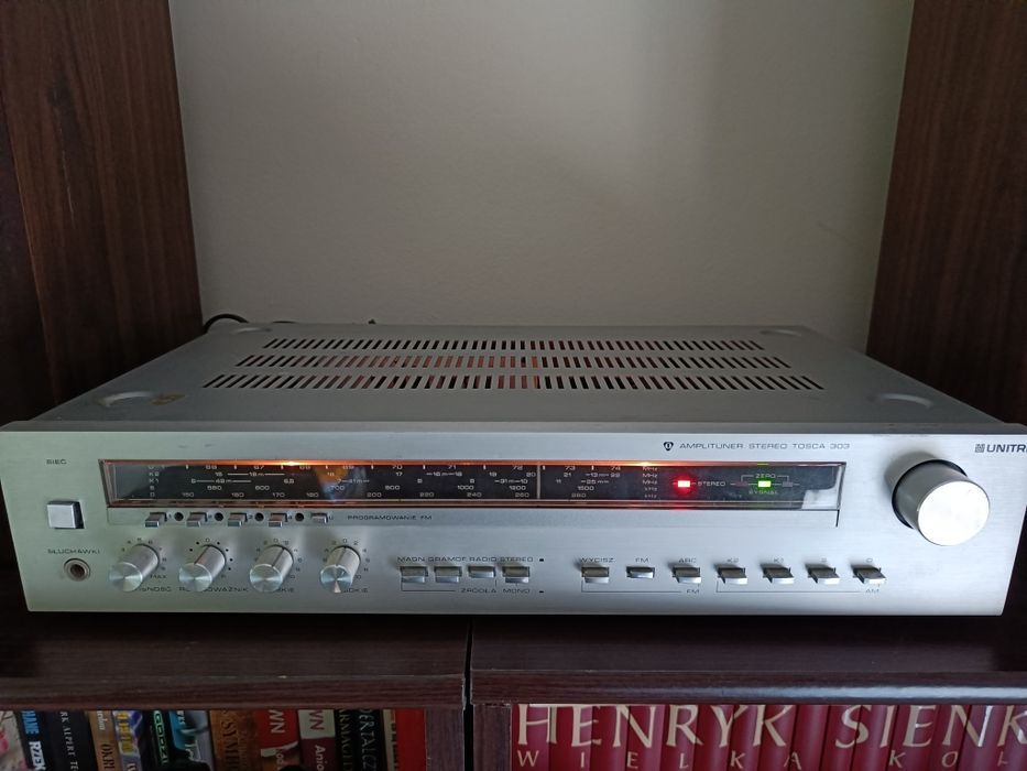 Amplituner z radiem UNITRA Tosca 303 + głośniki  space 86