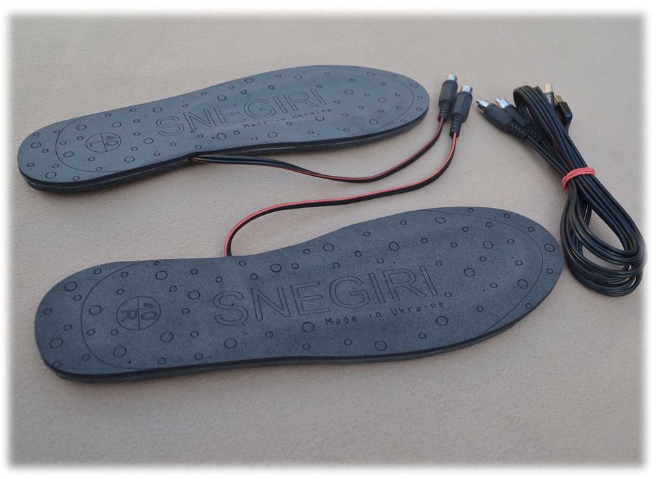 Стельки с подогревом -греют от USB, батареек, сети 220В, прикуривателя