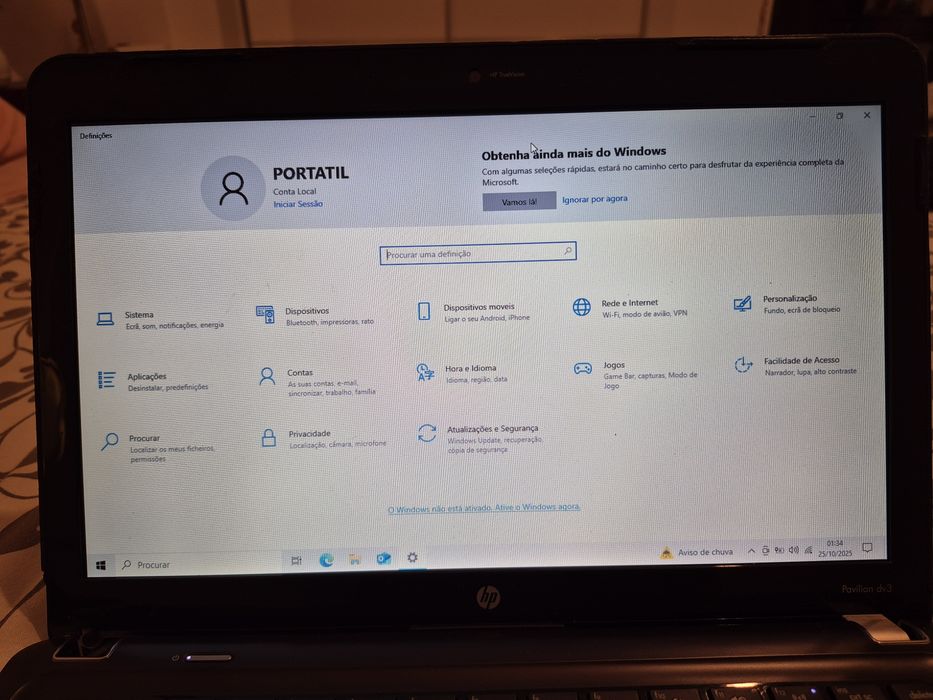 Portátil HP Pavilion DV3