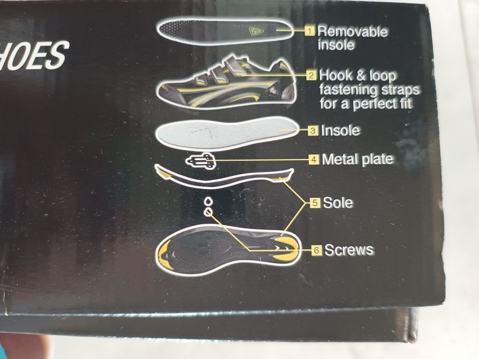 Buty rowerowe crivit wpinane. Roz. 45