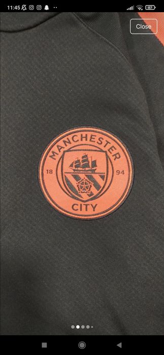 Camisola de manga comprida do Manchester City