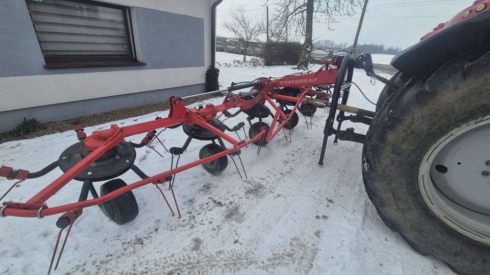 Przetrząsarka sip spider 600/6  hydrauliczna lekka  przewracarka