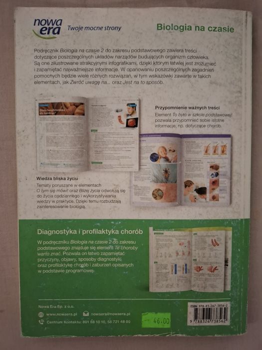 Biologia na czasie 2 nowa era zakres podstawowy