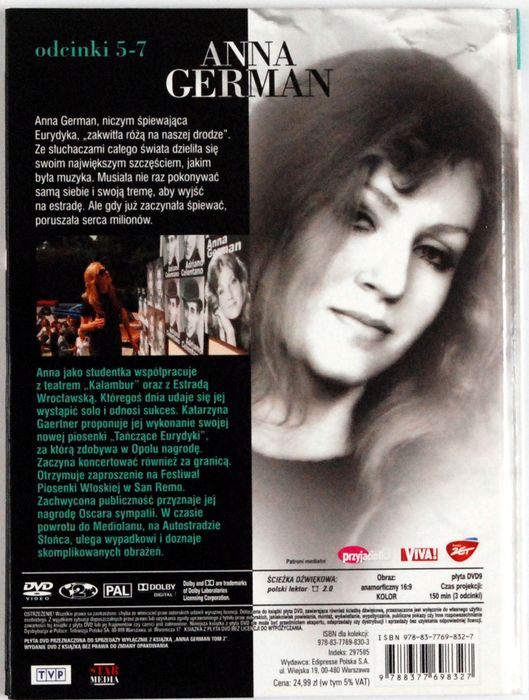 DVD Anna German - Tom 2 - odcinki 5-7