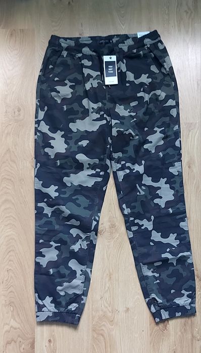 Nowe spodnie damskie joggery moro house XL