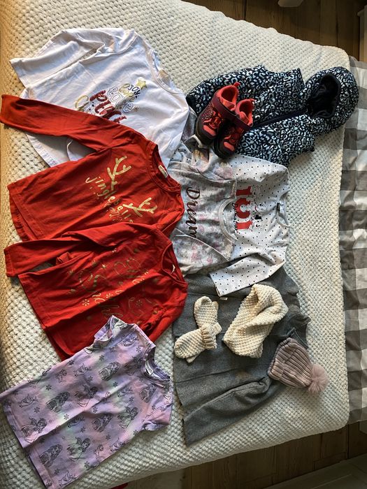 PAKA UBRANEK dla dziewczynki 5-6 lat