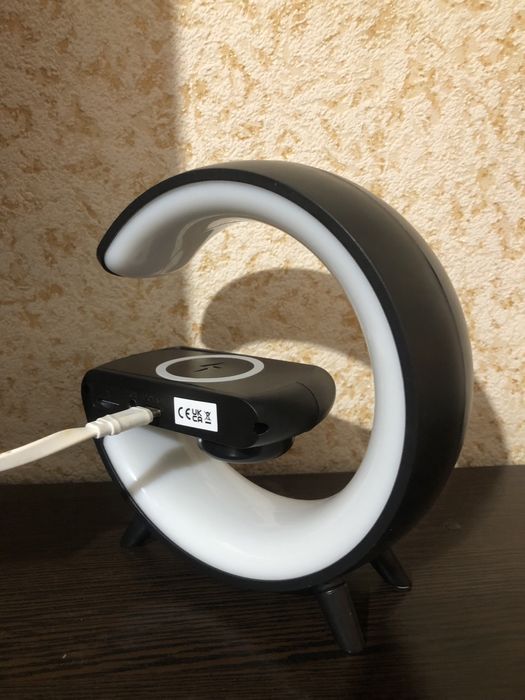 Розумна лампа колонка зарядка G