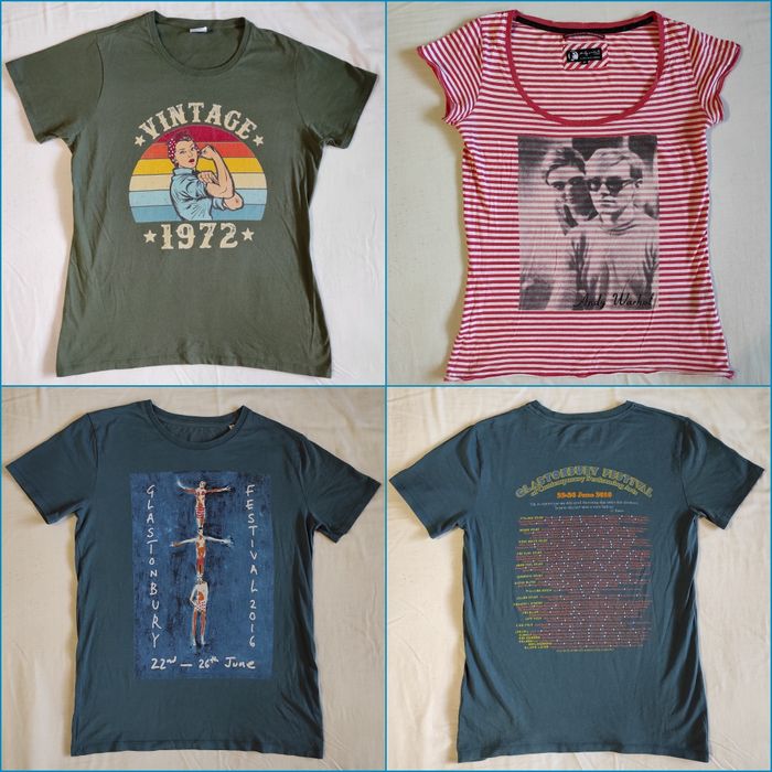 Футболка Vintage 1972, Andy Warhol/Энди Уорхол, Glastonbury Festival