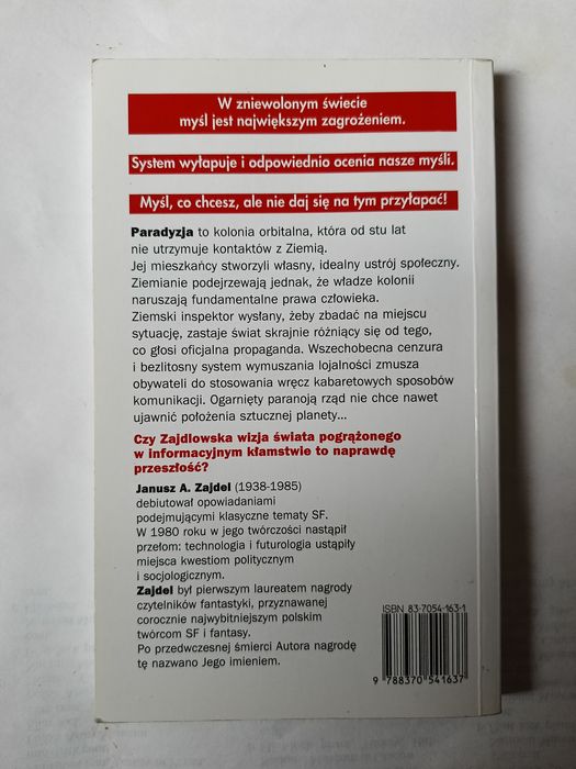 Paradyzja " Janusz A.Zajdel