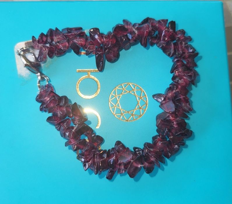 Браслет из граната