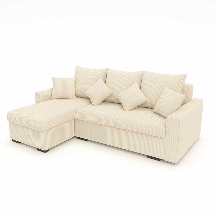 Narożnik Do Salonu JOY Kanapa Sofa Rozkładana 2 Pojemniki Na Pościel