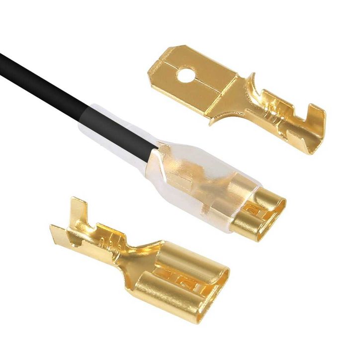 Caixa 270 peças - Terminais Faston, conectores, isoladores