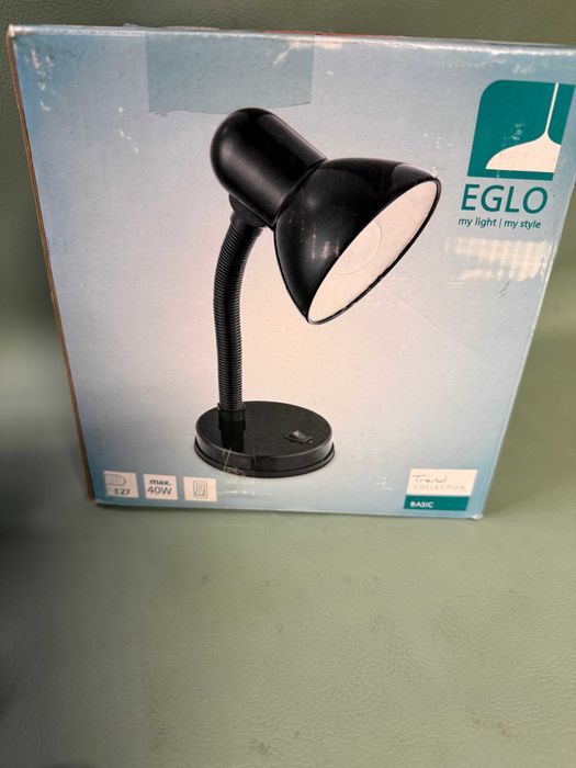 Lampka na biurko stołowa metalowa retro klasyczna Eglo Basic