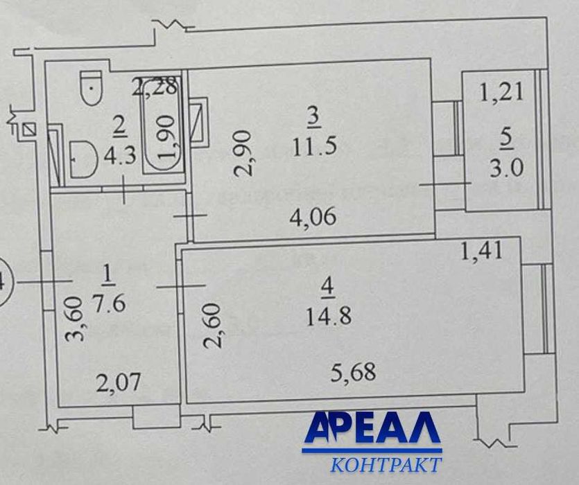 Здам 1 -кімнатну квартиру  в ЖК "ПАЛАДІО"